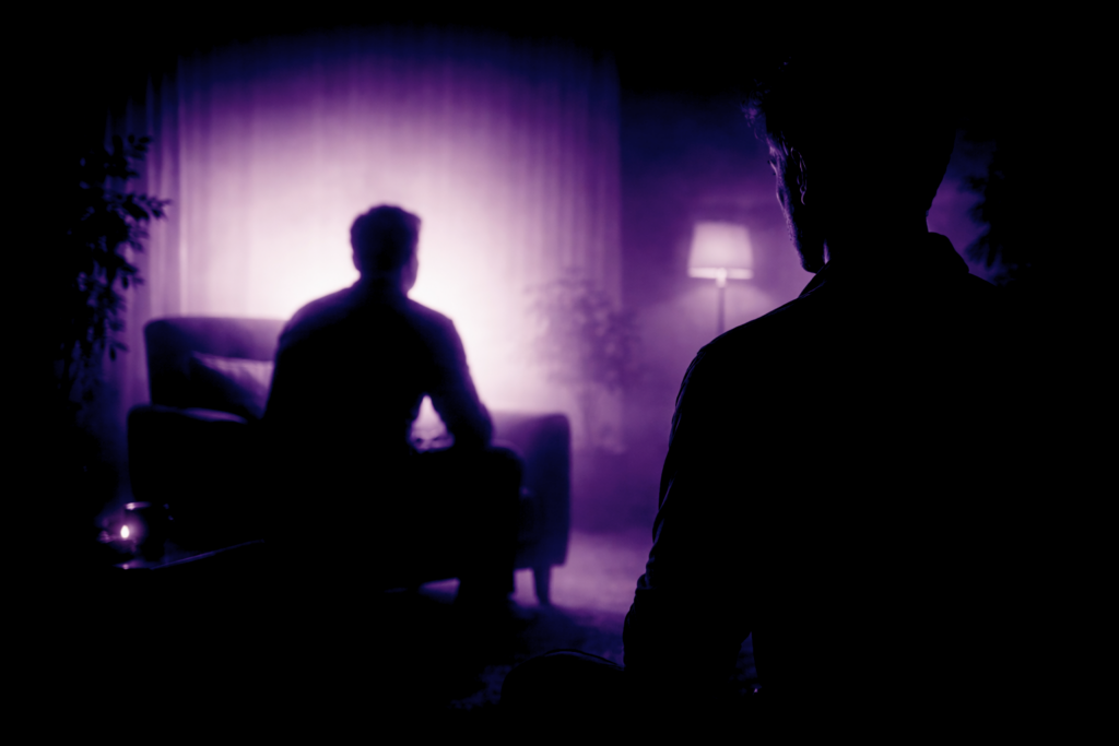 Silhouette symbolique illustrant la posture intérieure d’un bon hypnothérapeute — Rayan Gori, Hypno-Alchimiste